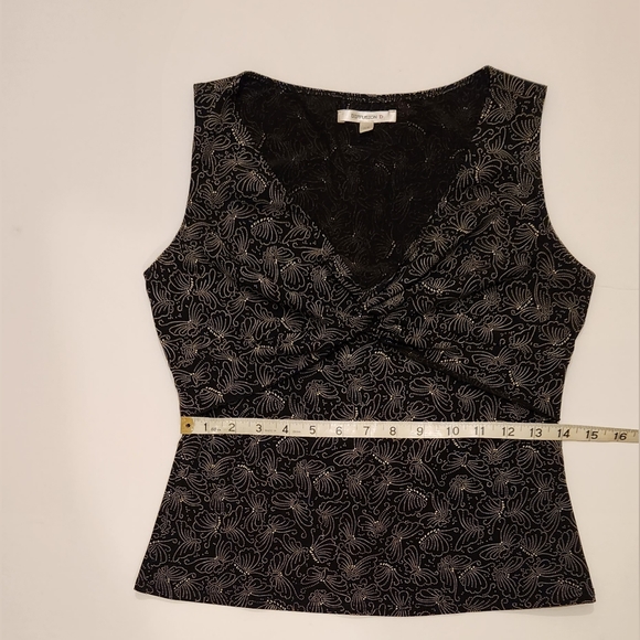 Vintage Y2K Diffusion D Sleeveless V-neck Top Size XS| Butterfly Print # 4D0S72 - Picture 7 of 8